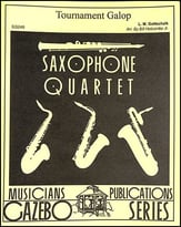 Tournament Galop SATB Saxophone Quartet cover